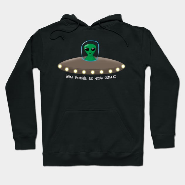 X Files UFO Hoodie by angmermsmith